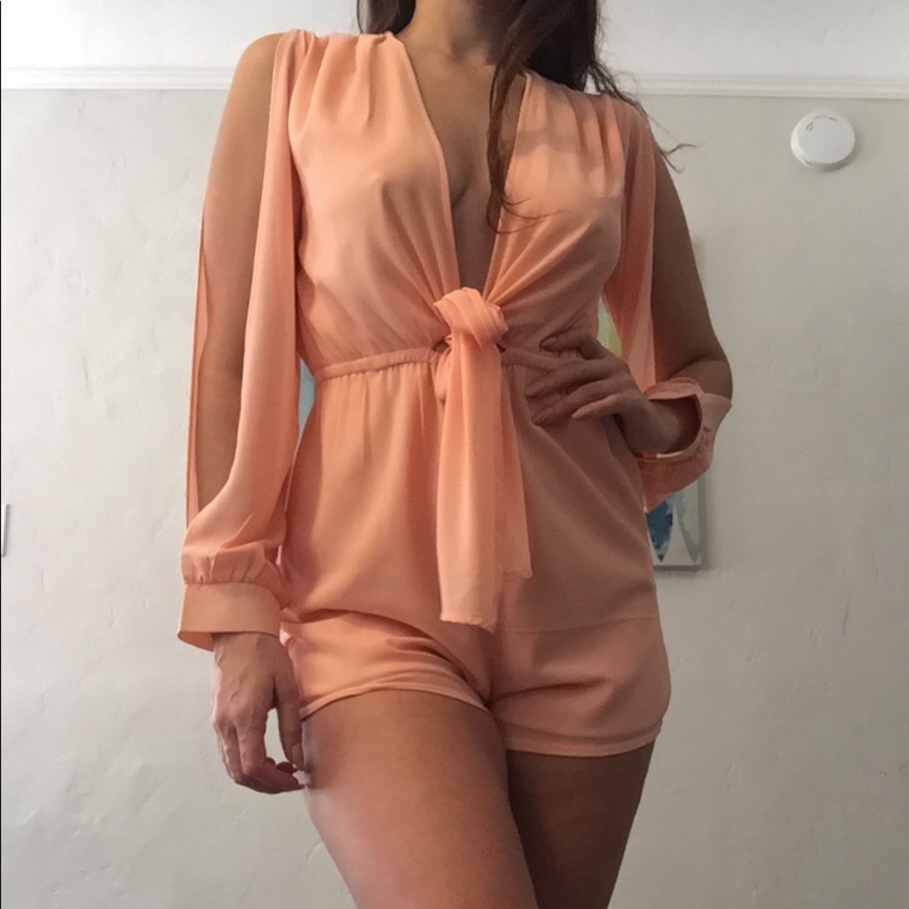 🍑 Peach Playsuit